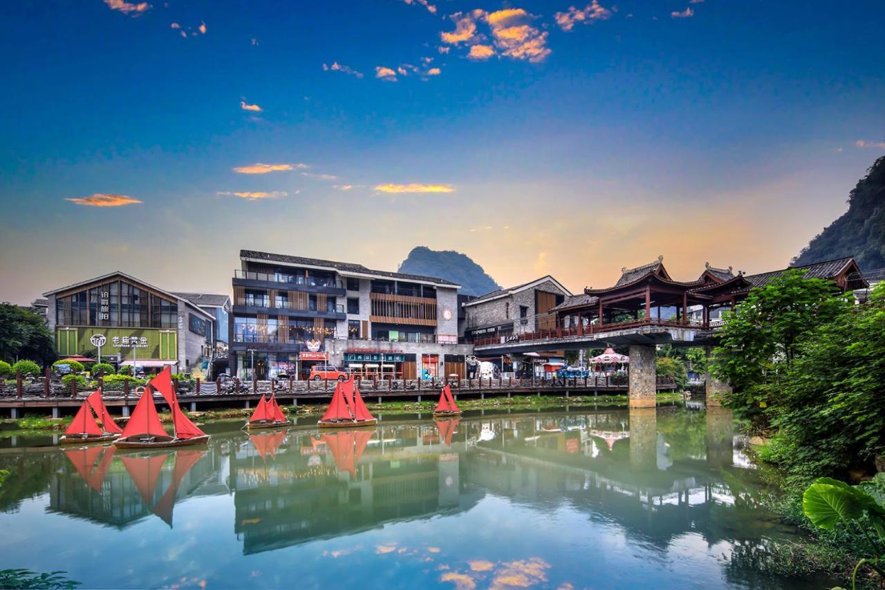 Yangshuo West Street Hotel Bagian luar foto